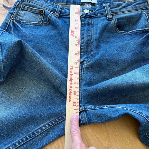 OAT NY JEANS 29 HIGH RISE STRAIGHT LEG SPLIT HEM CASUAL PREPPY WEEKEND COMFY - Picture 8 of 11